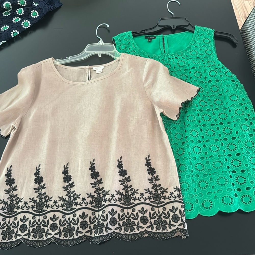 BUNDLE of EUC Tops J. Crew and Talbots size 8
